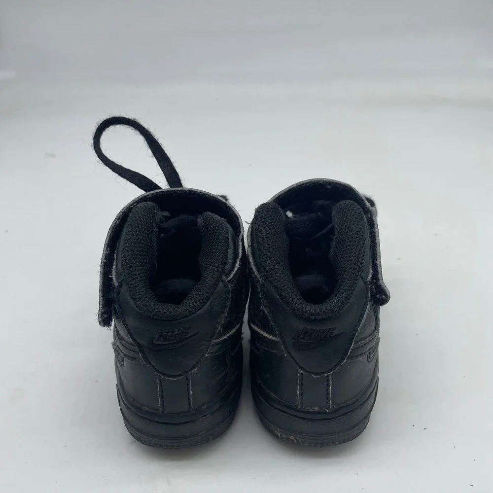 Nike Air Force 1 Mid Toddler Shoes Black 314197-004 Size 9C Mid Top Sneakers